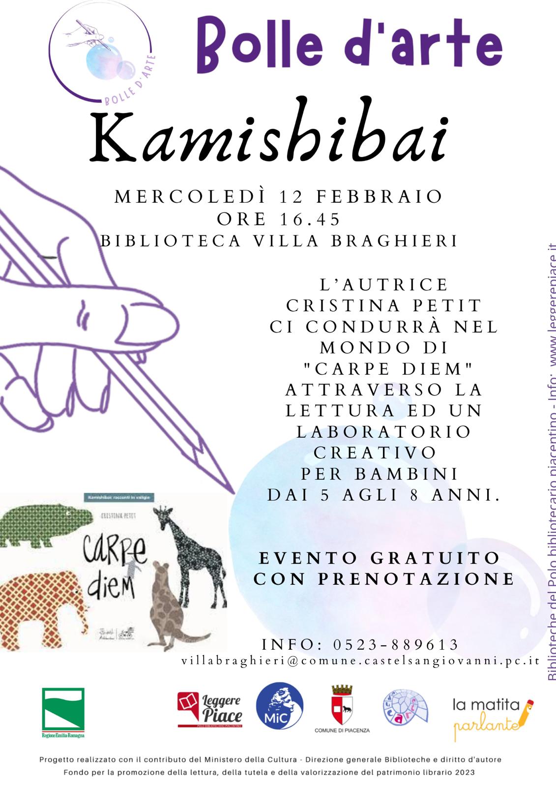 Bolle d'arte "Kamishibai" Laboratorio creativo per bambini