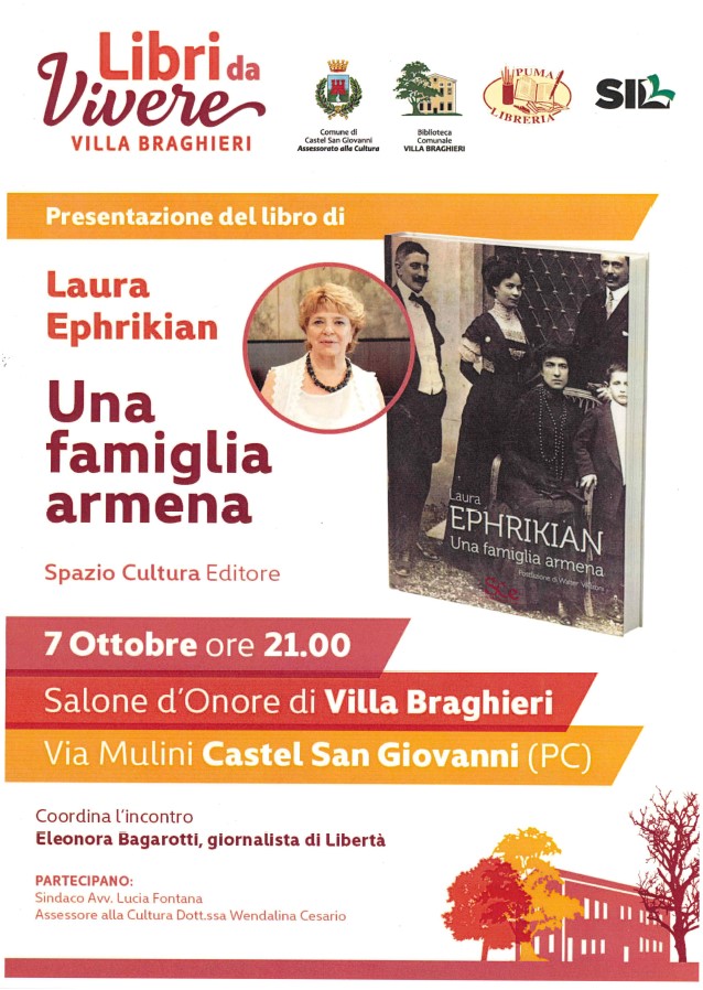 Presentazione libro "Una famiglia armena" di Laura Ephrikian