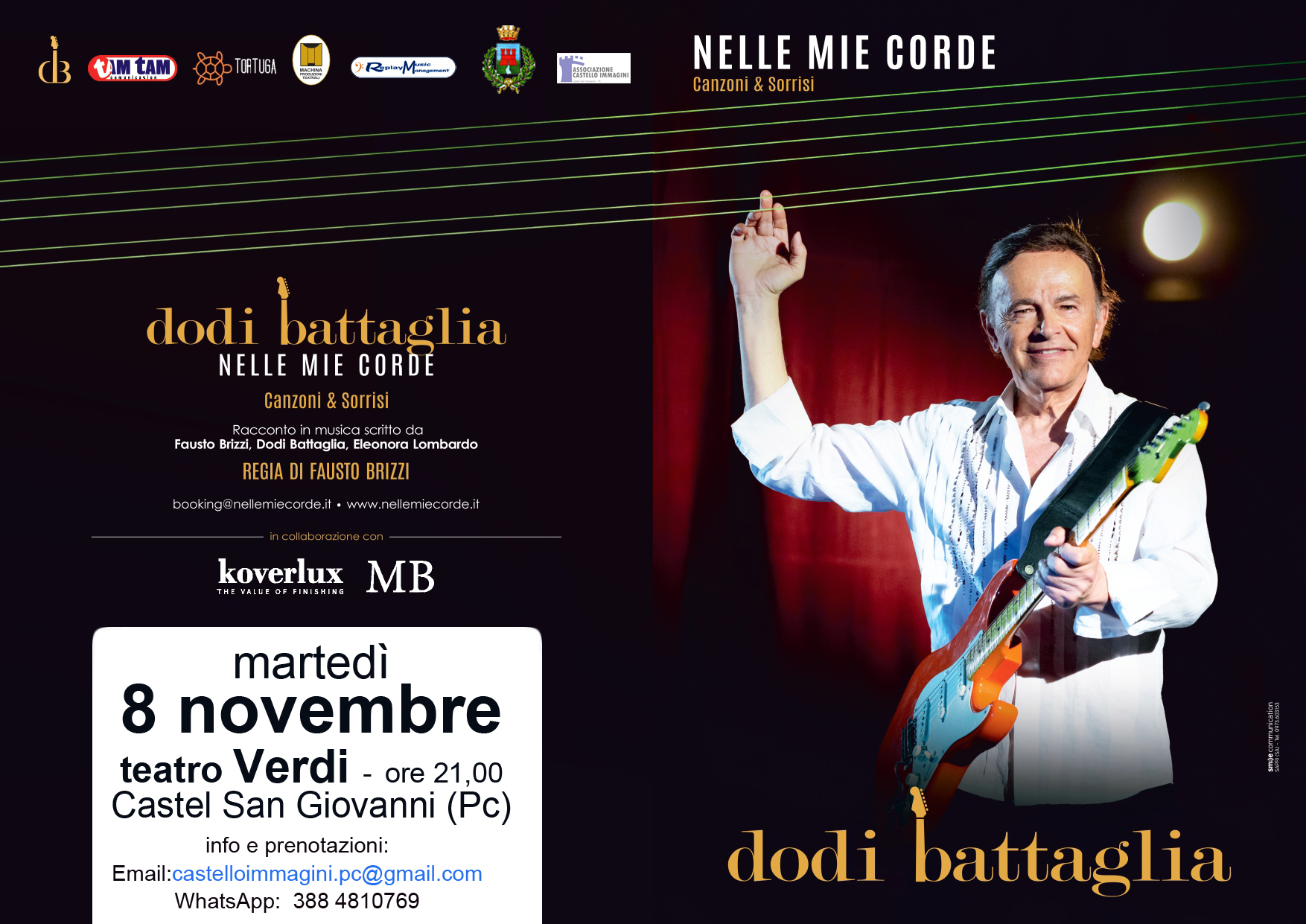 Dodi Battaglia in concerto "Nelle mie corde"