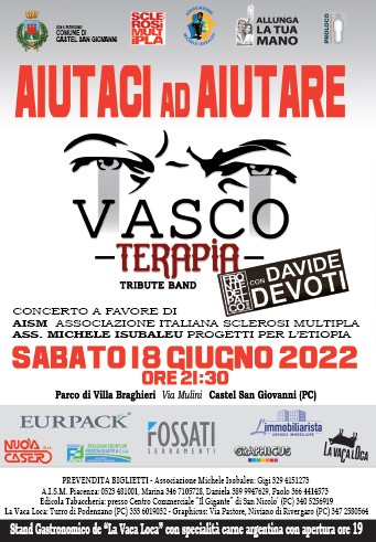 Concerto "Aiutaci ad Aiutare" con Davide Devoti Vasco Terapia 