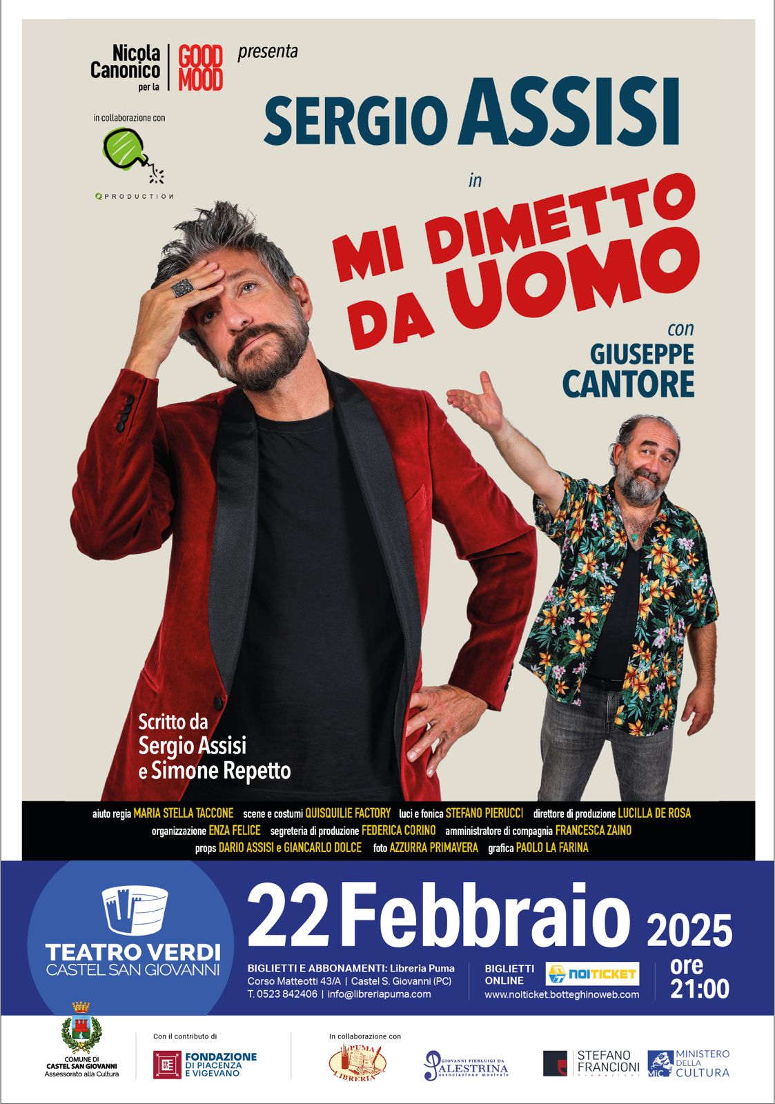 Spettacolo teatrale "Mi dimetto da uomo"