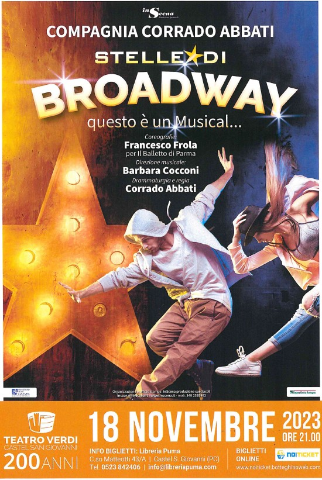 Spettacolo teatrale "Stelle di Broadway" Compagnia Corrado Abbati
