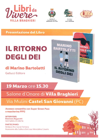Presentazione Libro "IL RITORNO DEGLI DEI" di Marino Bartoletti 